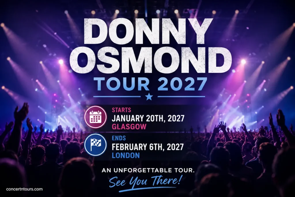 Donny Osmond Tour 2027 Dates