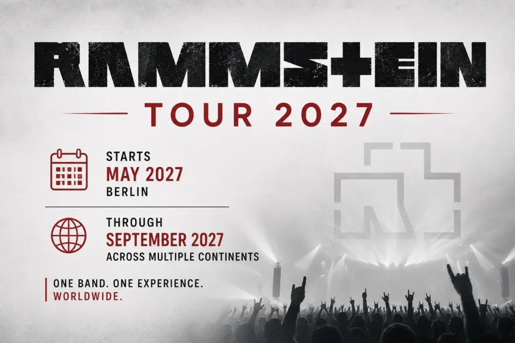 Rammstein Tour 2027 Dates